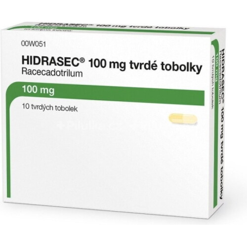 Hidrasec Hidrasec 100mg tvrdé kapsuly na liečbu hnačky 10 tbl
