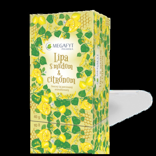 MEGAFYT Lipa s medom & citrónom vrecúčka 20 x 2 g kúpite na Benulekaren.sk
