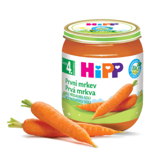 HiPP Príkrm prvá mrkva 125 g