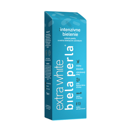 BIELA PERLA Bieliaca zubná pasta intenzívne bielenie 75 ml kúpite na Benulekaren.sk