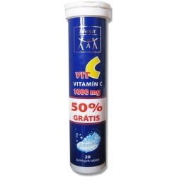 Zdrovit Vitamín C vitamíny a minerály 1000 mg 20 šumivých tabliet kúpite na Benulekaren.sk