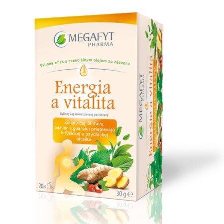 MEGAFYT Energia a vitalita bylinný čaj porciovaný 20x1,5 g