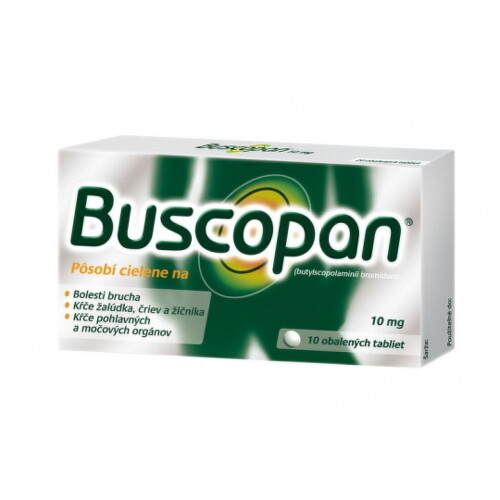 BUSCOPAN 10 mg 10 tabliet