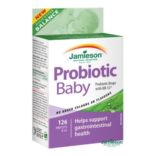 JAMIESON Probiotic Baby – Probiotické kvapky s BB-12® 8 ml 8ml