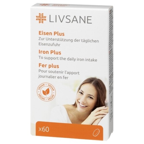E-shop LIVSANE Železo plus s vitamínmi 60 tabliet