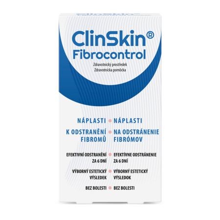 ClinSkin Fibrocontrol náplasti na odstránenie fibrómov 3 ks