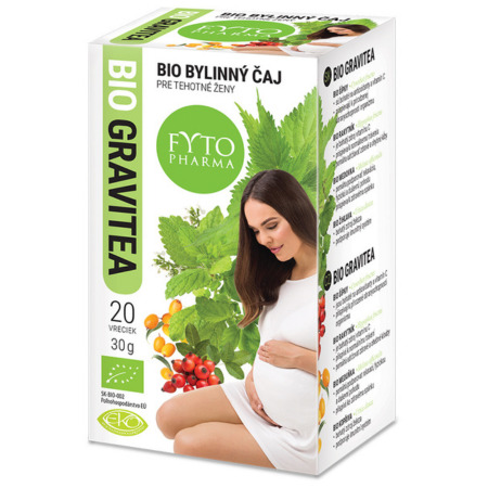 FYTO Bio bylinný čaj Gravitea pre tehotné ženy nálevové vrecká 20 x1,5 g