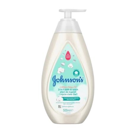 Johnsons Cottontouch kúpeľ a umývací gél 2v1 500 ml