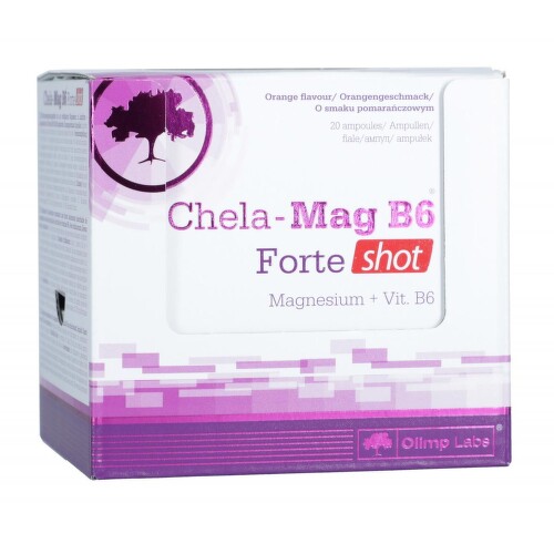 E-shop CHELA-MAG B6 Forte shot s pomarančovou príchuťou 20 ampuliek x 25 ml