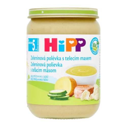 E-shop HiPP Polievka BIO zeleninová s teľacím mäsom 190 g