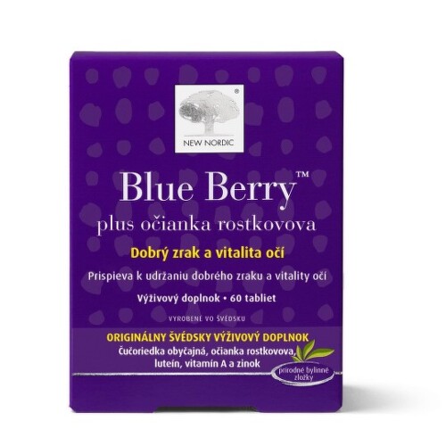 E-shop NEW NORDIC Blue berry 60 tabliet