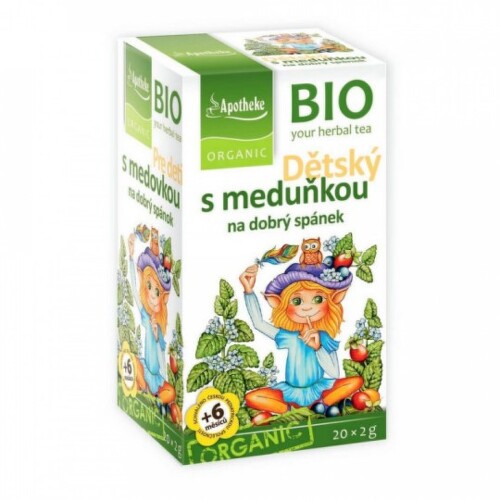 E-shop APOTHEKE BIO Selection detský ovocný čaj s medovkou 20 x 2 g