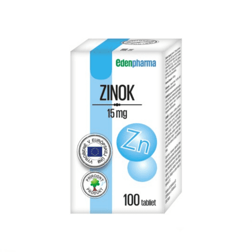 E-shop EDENPHARMA Zinok 15 mg 100 tabliet