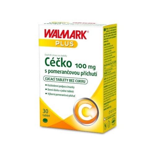 E-shop WALMARK Céčko 100 mg s pomarančovou príchuťou 30 tabliet