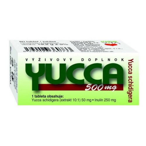 E-shop NATURVITA Yucca 500 mg 60 tabliet