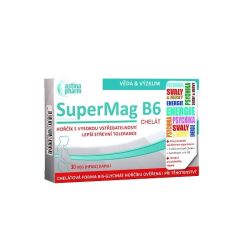 E-shop ASTINA SuperMag B6 chelát 30 kapsúl