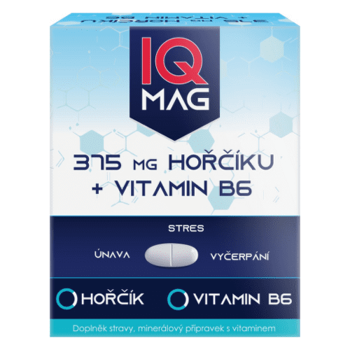 E-shop NATUR PRODUKT IQ mag horčik 375 mg + vitamín B6 20 šumivých tabliet