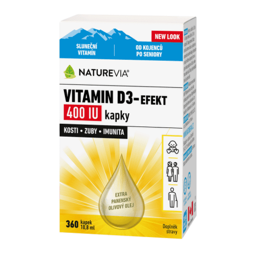 NATUREVIA Vitamín D3-effekt 400 I.U. 10,8 ml