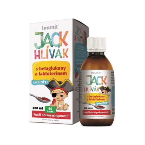 E-shop JACK HLIVAK Sirup s betaglukánmi a laktoferínom 300 ml