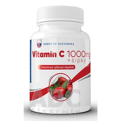E-shop DOBRE ZO SLOVENSKA Vitamín C 1000 mg + šípky 100 tabliet