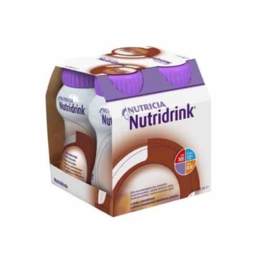 E-shop NUTRIDRINK Multifibre s príchuťou čokoláda 4 x 200 ml