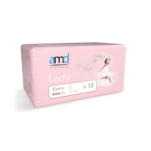 E-shop AMD Lady extra inkontinenčné vložky pre ženy 28,5 x 10,8 cm nasiakavosť 350 ml 12 ks