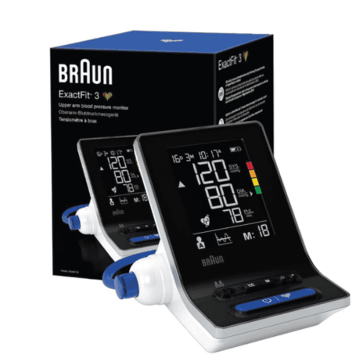 E-shop BRAUN 6150 Exactfit 3 BUA ramenný tlakomer s dvoma manžetami 1 ks