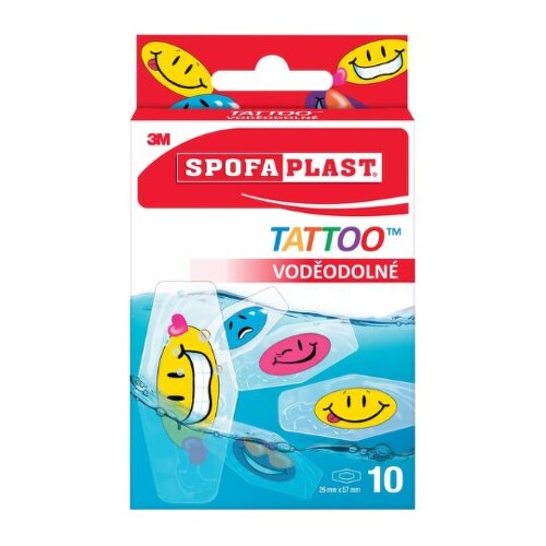 E-shop 3M Spofaplast č.115N detské náplasti vodeodolné tatoo mix 10 kusov