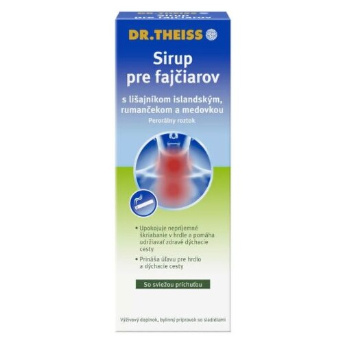 E-shop DR. THEISS Sirup pre fajčiarov 250 ml