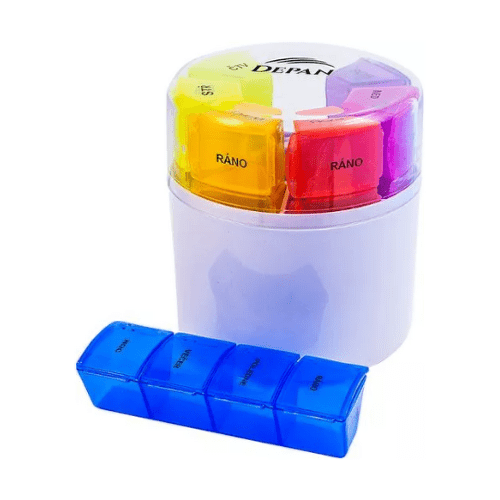 E-shop DEPAN Cube týždenný dávkovač liekov 1 ks