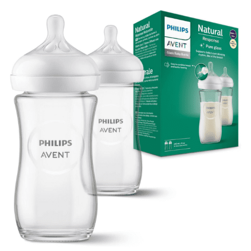 E-shop AVENT Fľaša natural response 240 ml sklenená 1m+ 2 ks