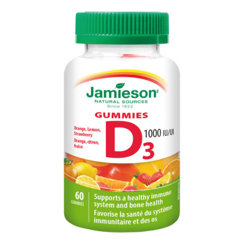 E-shop JAMIESON Vitamín D3 1000 IU gummies 60 ks