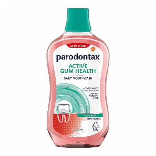 E-shop PARODONTAX Active gum health fresh mint ústna voda 500 ml