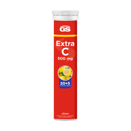 E-shop GS Extra C 500 mg citrón 25 tabliet