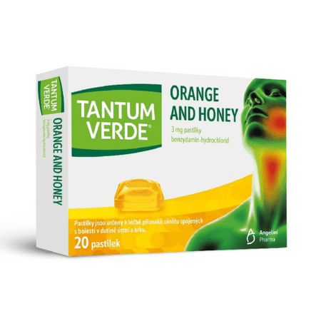 E-shop TANTUM VERDE Orange & honey 20 pastiliek