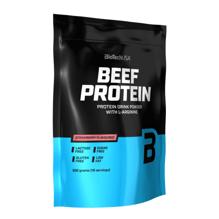 E-shop BioTechUSA Beef protein jahoda 500 g
