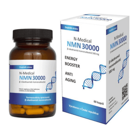 E-shop N-MEDICAL NNM 30000 nikotínamid 500 mg 60 kapsúl