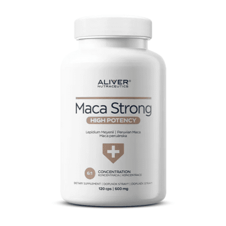 E-shop ALIVER Maca peruánska strong 120 kapsúl