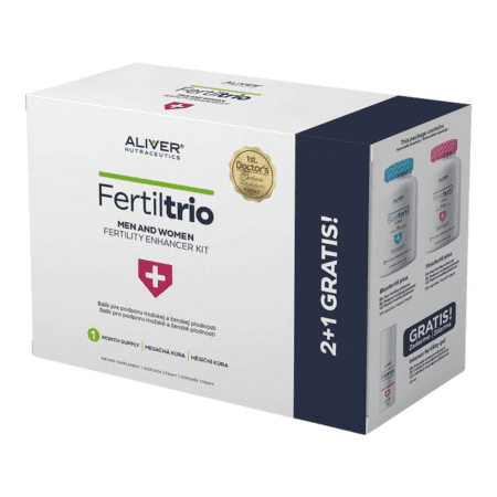 E-shop ALIVER Fertiltrio men and women fertility enhancer set