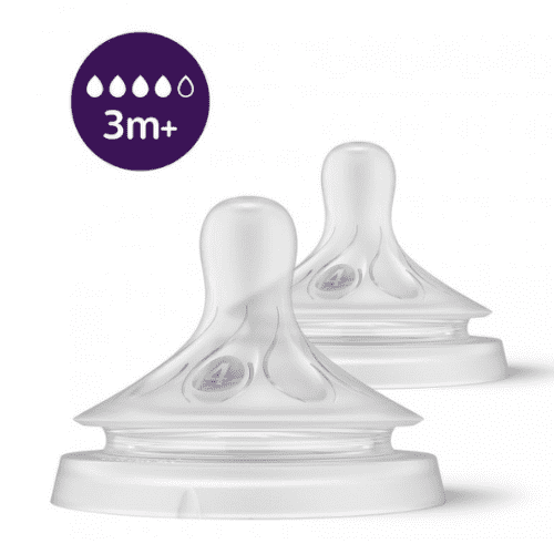 PHILIPS AVENT Cumlík Natural Response 4 stredný prietok 3m+, 2 ks kúpite na Benulekaren.sk