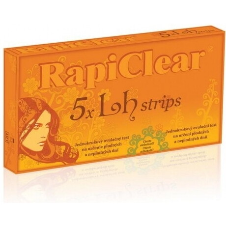 RAPICLEAR 5 x Lh strips ovulačný test 1 kus