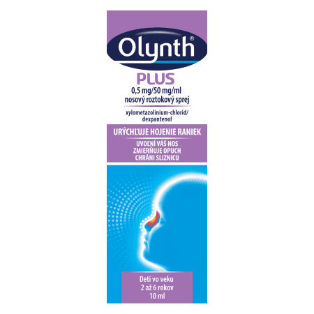 Olynth Olynth Plus 0,5mg/50mg/ml nosný sprej, roztok pre upokojenie nosnej sliznice 10 ml kúpite na Benulekaren.sk
