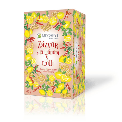 MEGAFYT ZÁZVOR s citrónom & chilli, 20x2 g kúpite na Benulekaren.sk