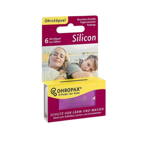 OHROPAX Silicon Aqua Ušné vložky v krabičke 6 ks