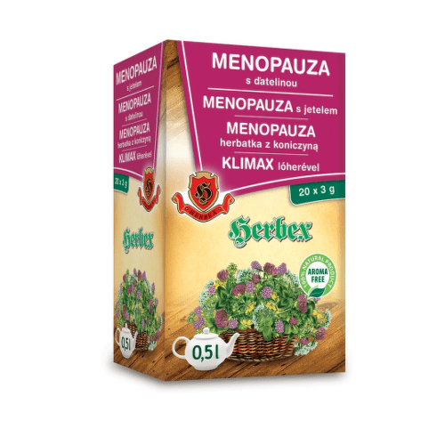 HERBEX MENOPAUZA s ďatelinou bylinná zmes 20 x 3 g kúpite na Benulekaren.sk