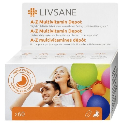LIVSANE A-Z Multivitamín komplex 60 tbl