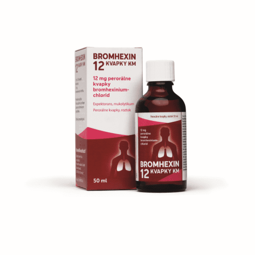 BROMHEXIN 12 KM kvapky 50 ml kúpite na Benulekaren.sk