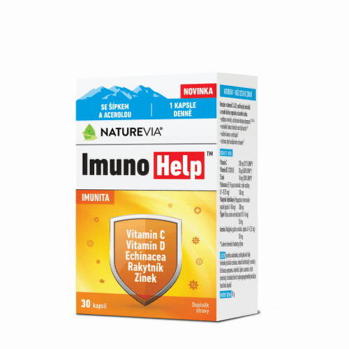 NatureVia ImunoHelp kapsuly na podporu imunitného systému 30 cps kúpite na Benulekaren.sk
