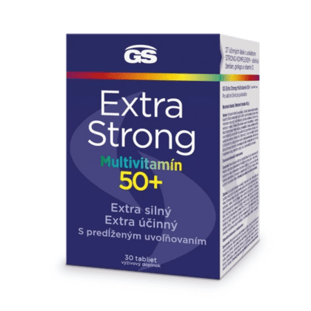GS Extra Strong Multivitamin 50+ tablety s multivitamínovým komplexom 30 tbl kúpite na Benulekaren.sk