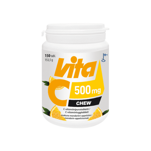 VITABALANS Vita C 500 mg chew Mandarínkovo-pomarančová príchuť 150 tabliet kúpite na Benulekaren.sk